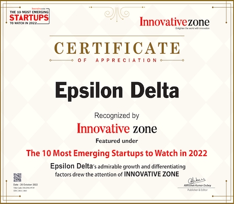 Innovative zone certificate image